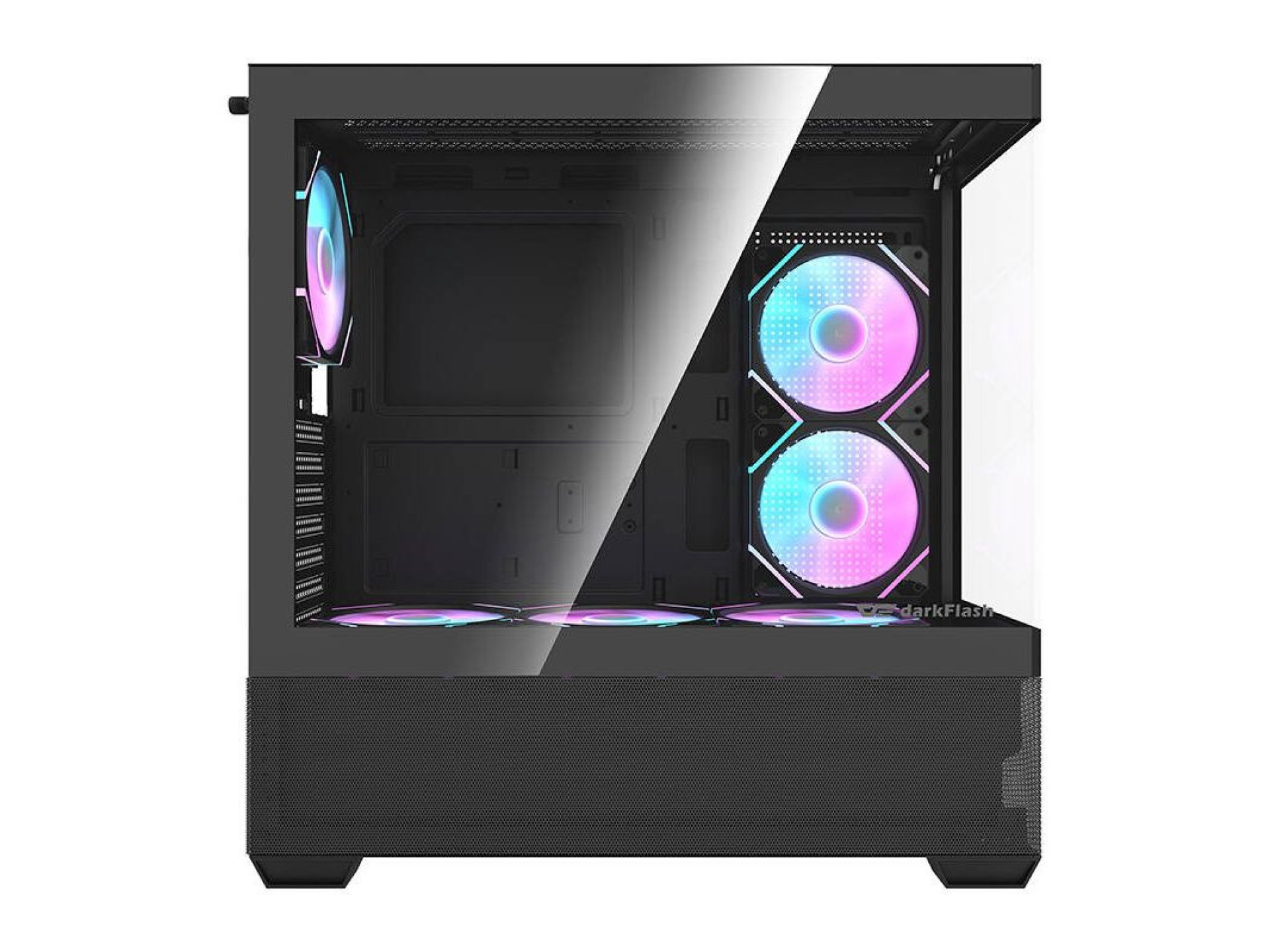 Darkflash DS900 AIR computer case (black) + 6 ARGB fans