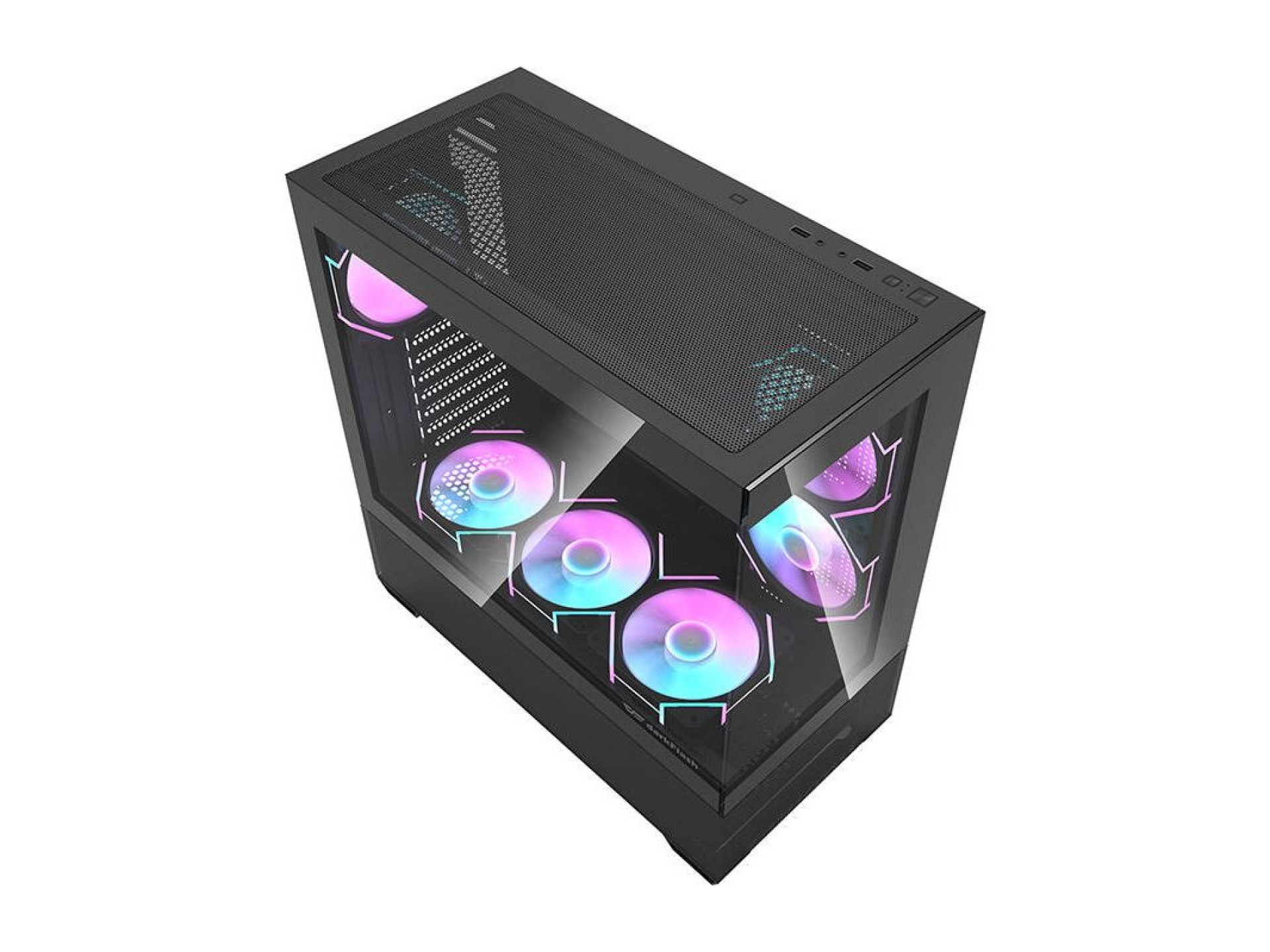 Darkflash DS900 AIR computer case (black) + 6 ARGB fans