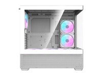 Gabinete para computador Darkflash DS900 AIR (branco) + 6 ventoinhas ARGB