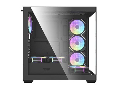 Gabinete Darkflash DS900 (preto) + 7 ventoinhas ARGB