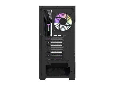 Gabinete Darkflash DS900 (preto) + 7 ventoinhas ARGB