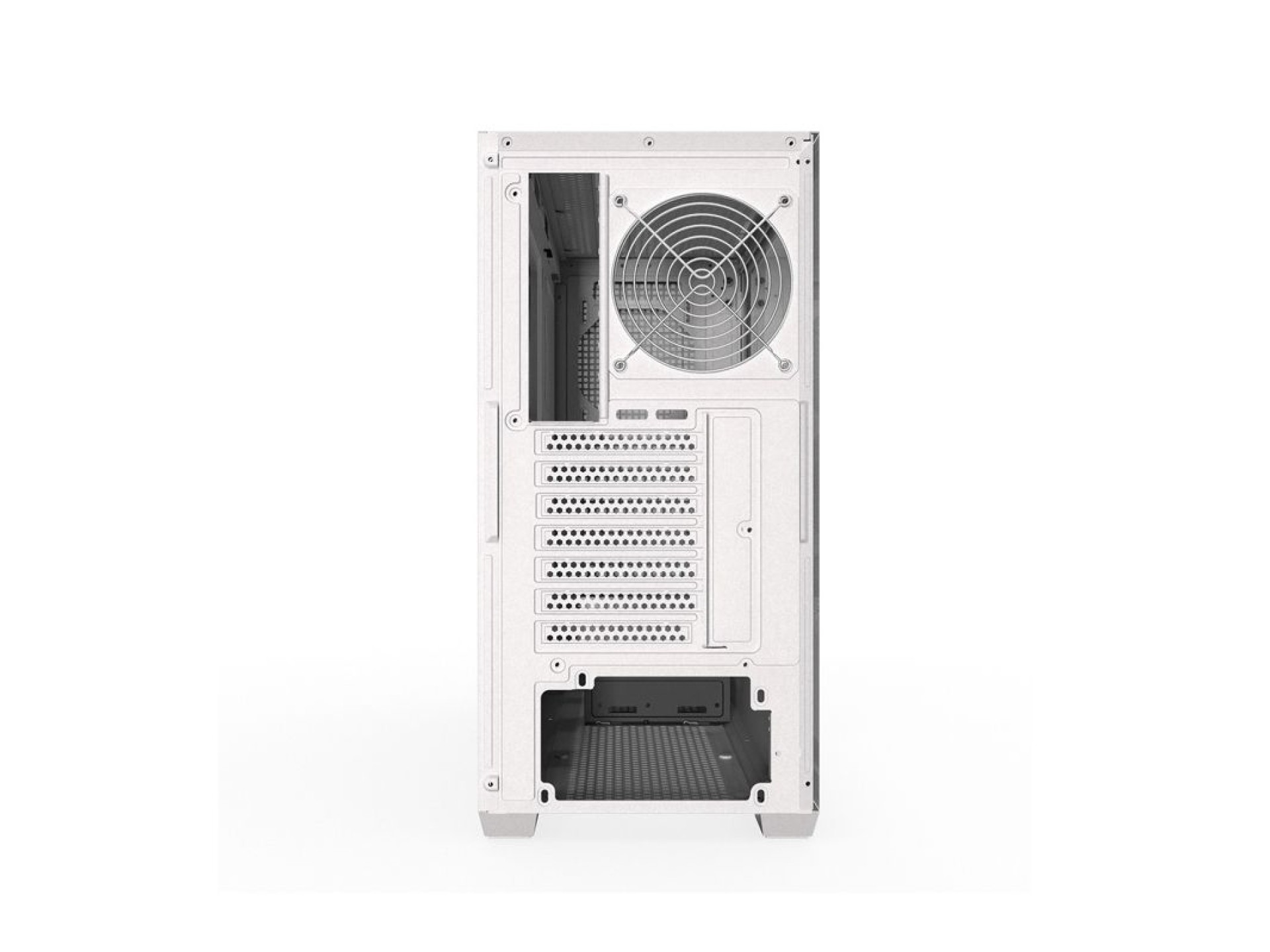 Caja de ordenador Darkflash DS900 Mesh sin ventiladores (Blanca)