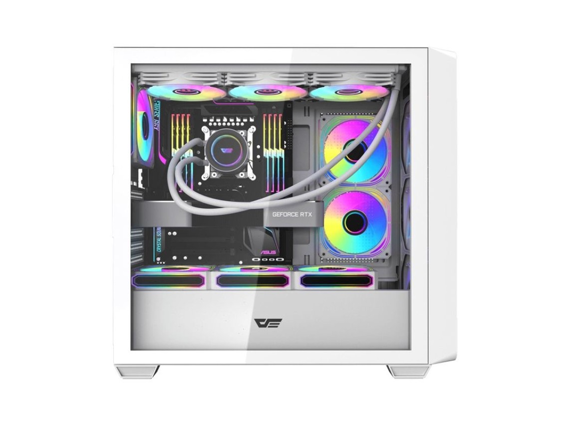 Gabinete para computador DarkFlash DS900WD (branco)