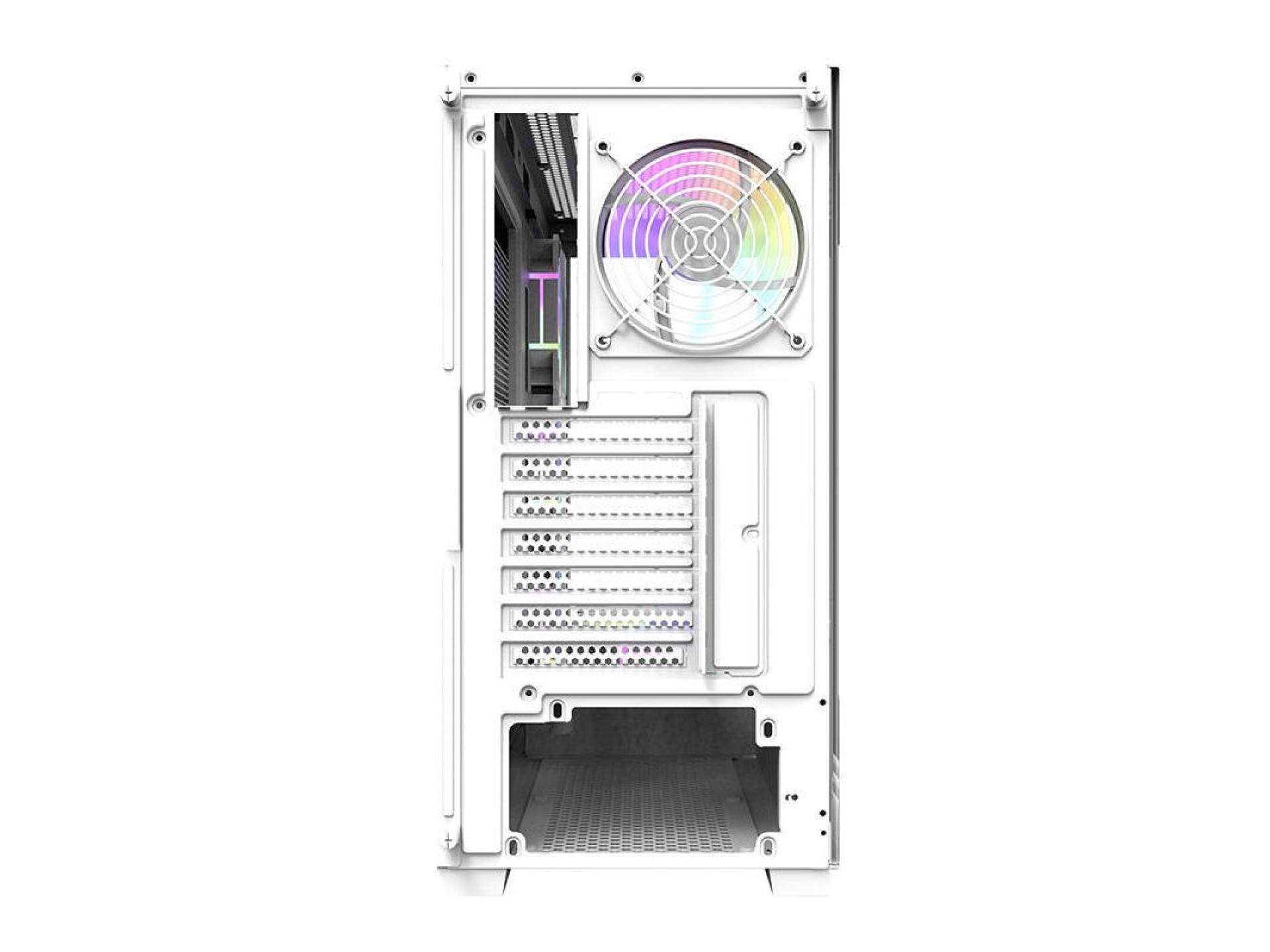 Gabinete para computador Darkflash DS900 (branco) + 7 ventoinhas ARGB