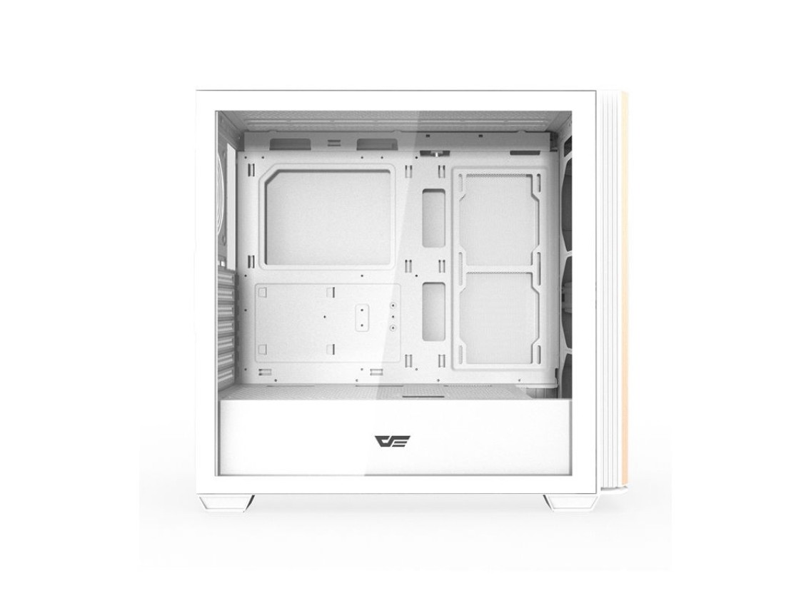 Darkflash DS900WS ATX computer case without fans (White)