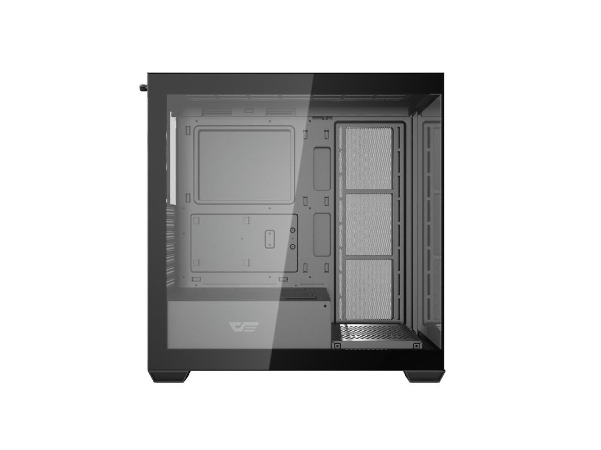 Gabinete para computador Darkflash DS900W sem ventoinhas (Preto)
