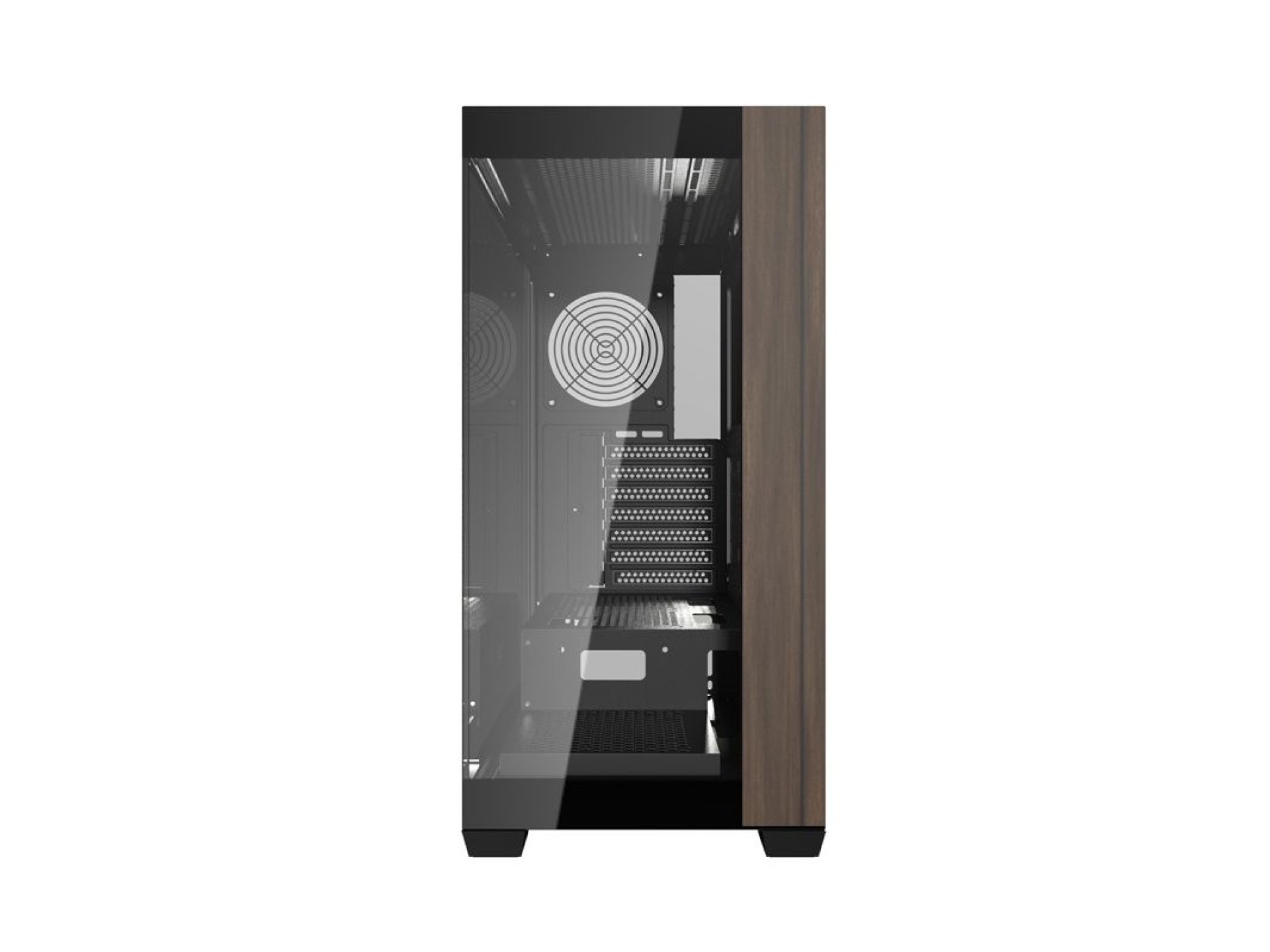 Gabinete para computador Darkflash DS900W sem ventoinhas (Preto)