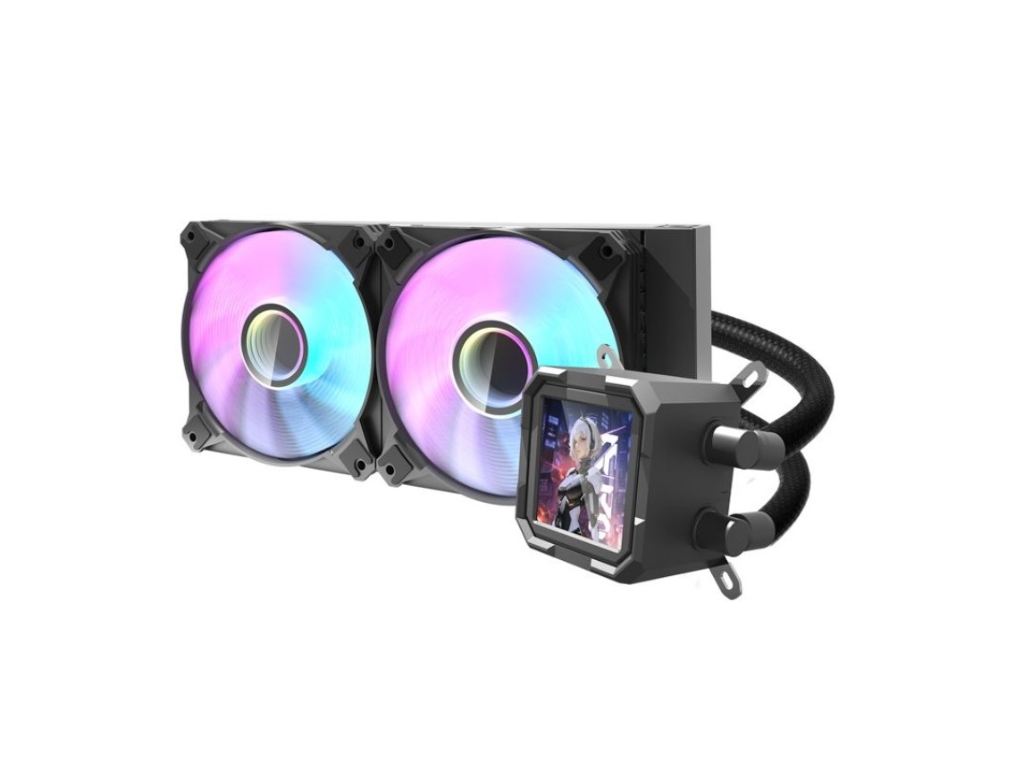 Sistema de refrigeração líquida para CPU Darkflash DV240S (preto)