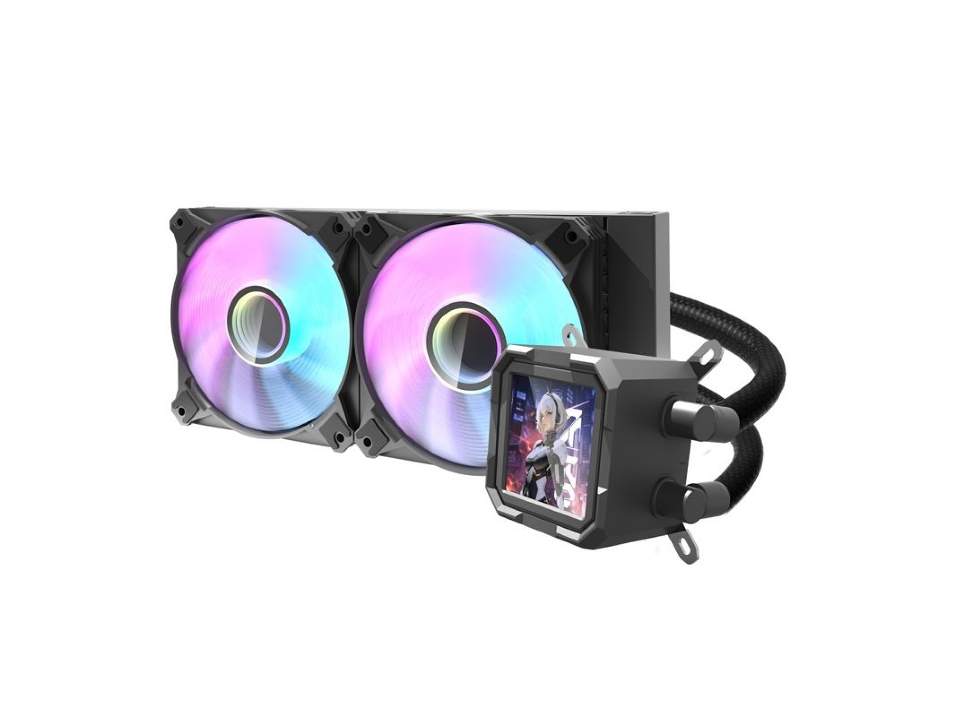 Sistema de refrigeração líquida para CPU Darkflash DV240S (preto)