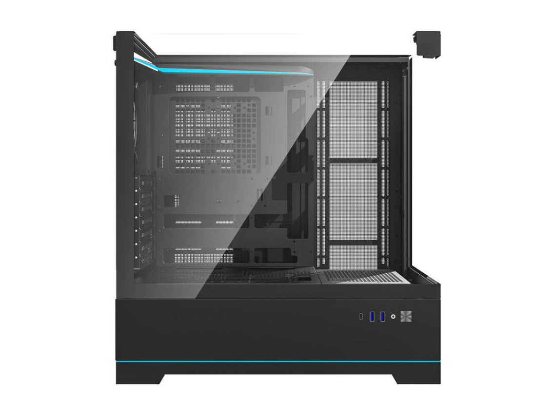 Gabinete para computador Darkflash DY450 ??sem ventoinhas (preto)