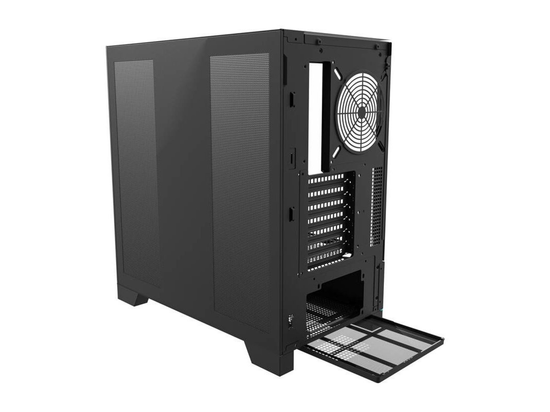 Caja de ordenador Darkflash DY450 ??sin ventiladores (negra)