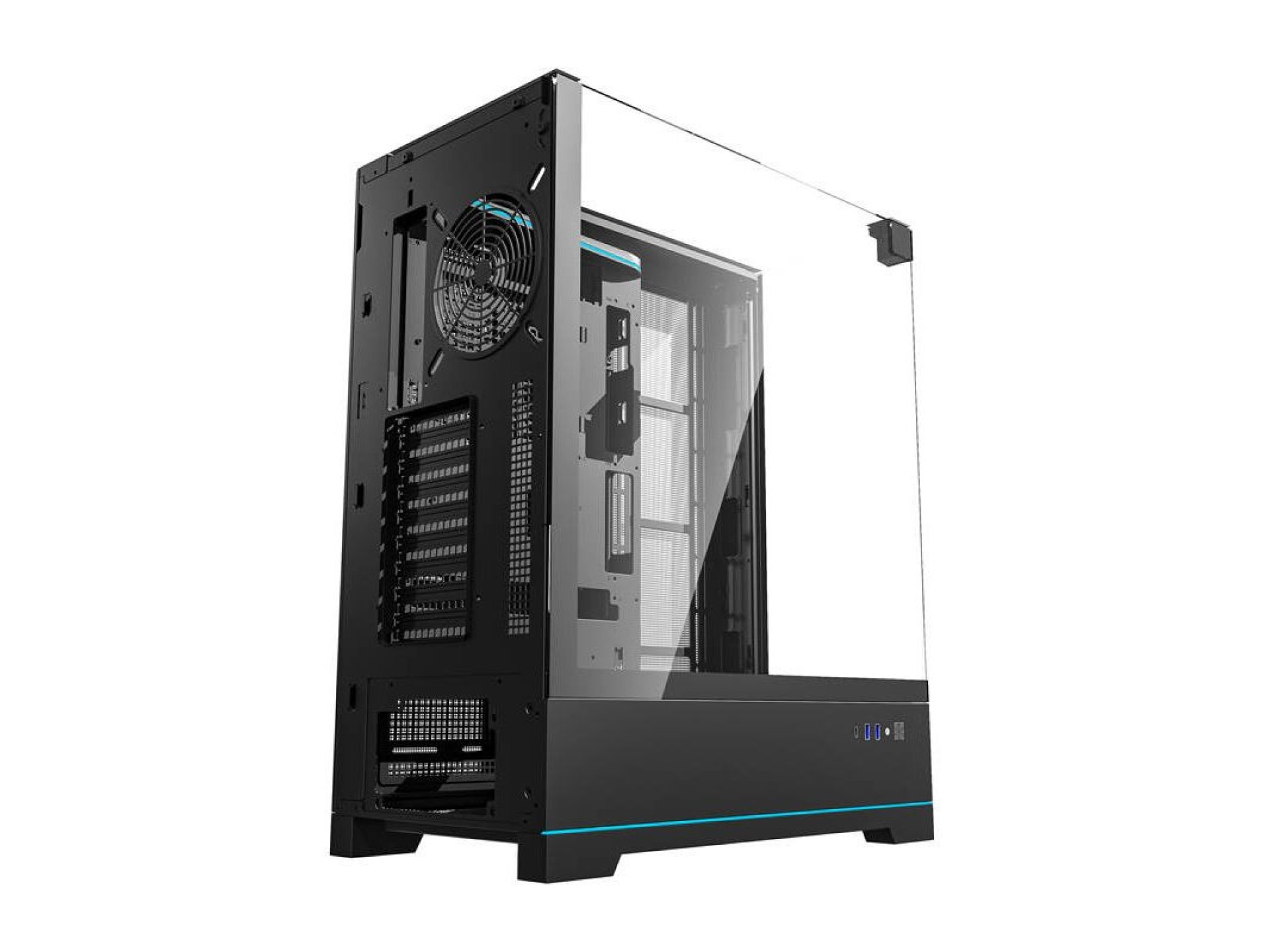 Gabinete para computador Darkflash DY450L sem ventoinhas (preto)