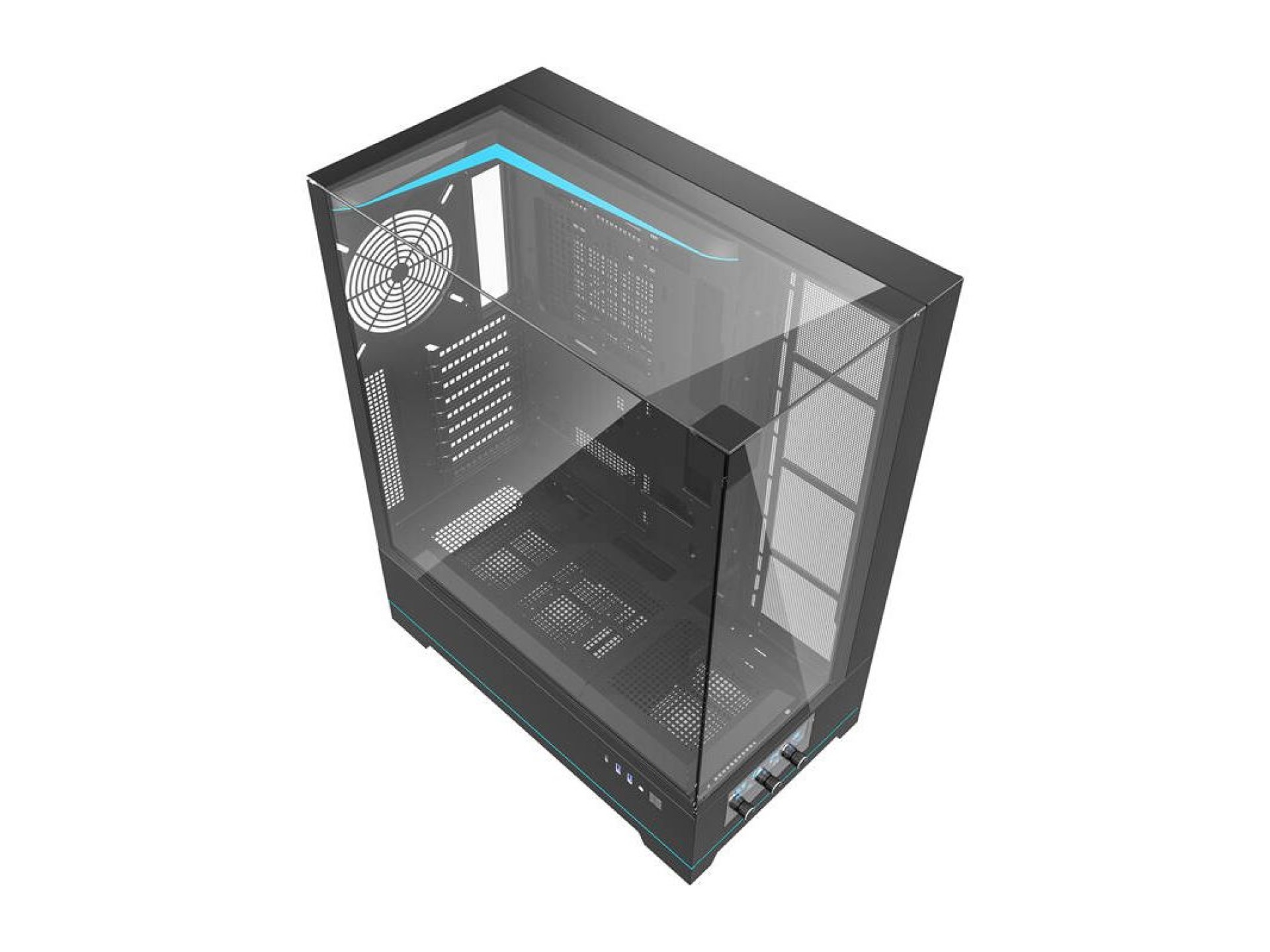 Gabinete para computador Darkflash DY450L sem ventoinhas (preto)