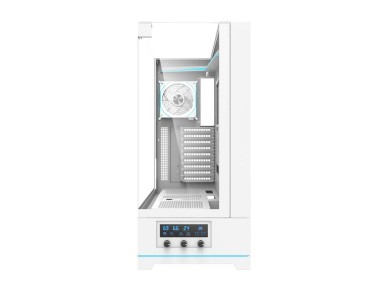 Gabinete para computador Darkflash DY450L PRO (branco) + 1 ventoinha