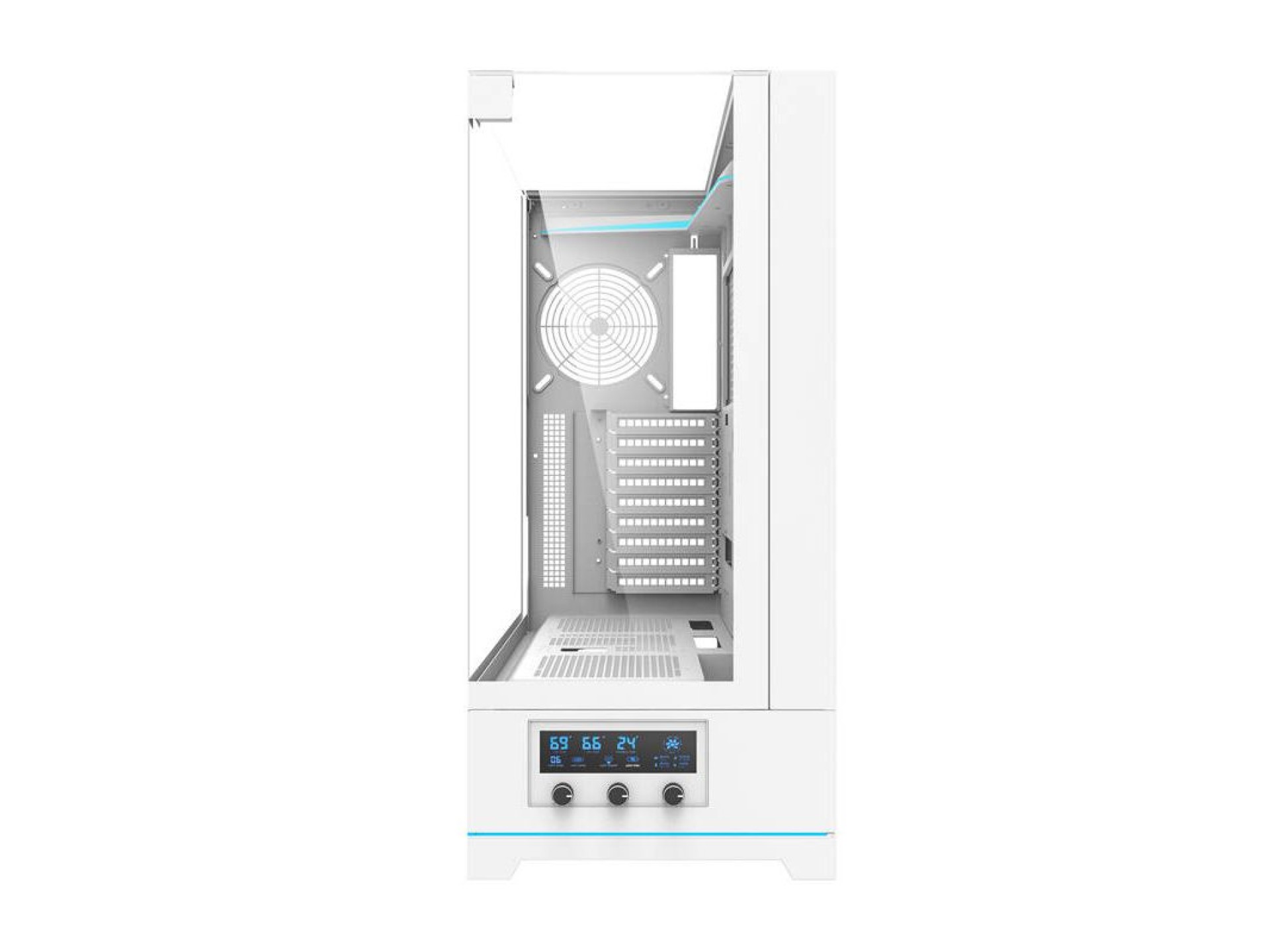 Gabinete para computador Darkflash DY450L sem ventoinhas (branco)