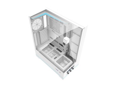 Gabinete para computador Darkflash DY450L sem ventoinhas (branco)