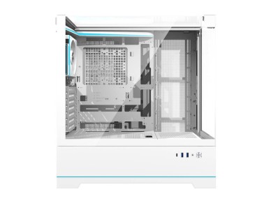Gabinete para computador Darkflash DY450 ??PRO (branco) + 1 ventoinha