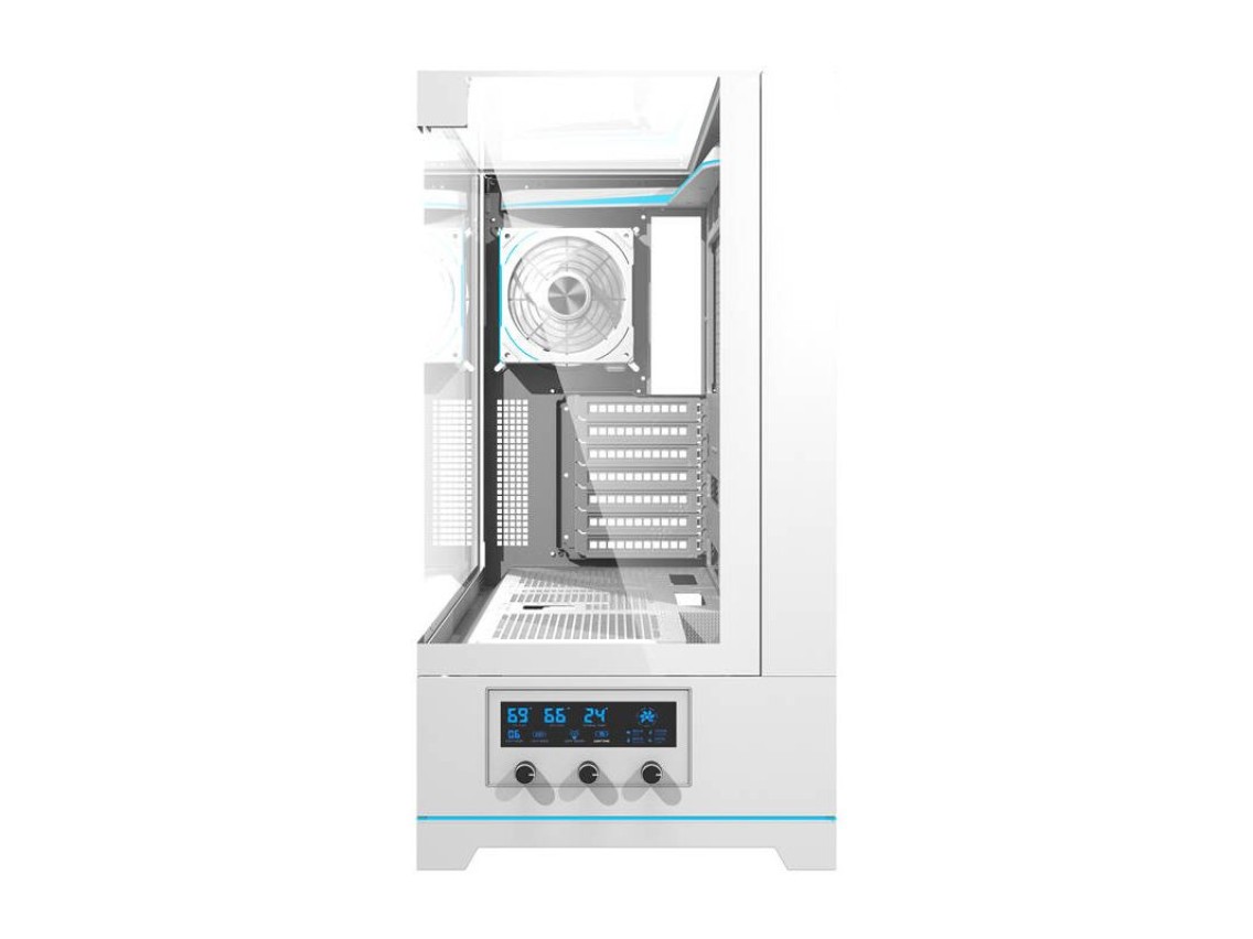 Darkflash DY450 PRO computer case (white) + 1 fan
