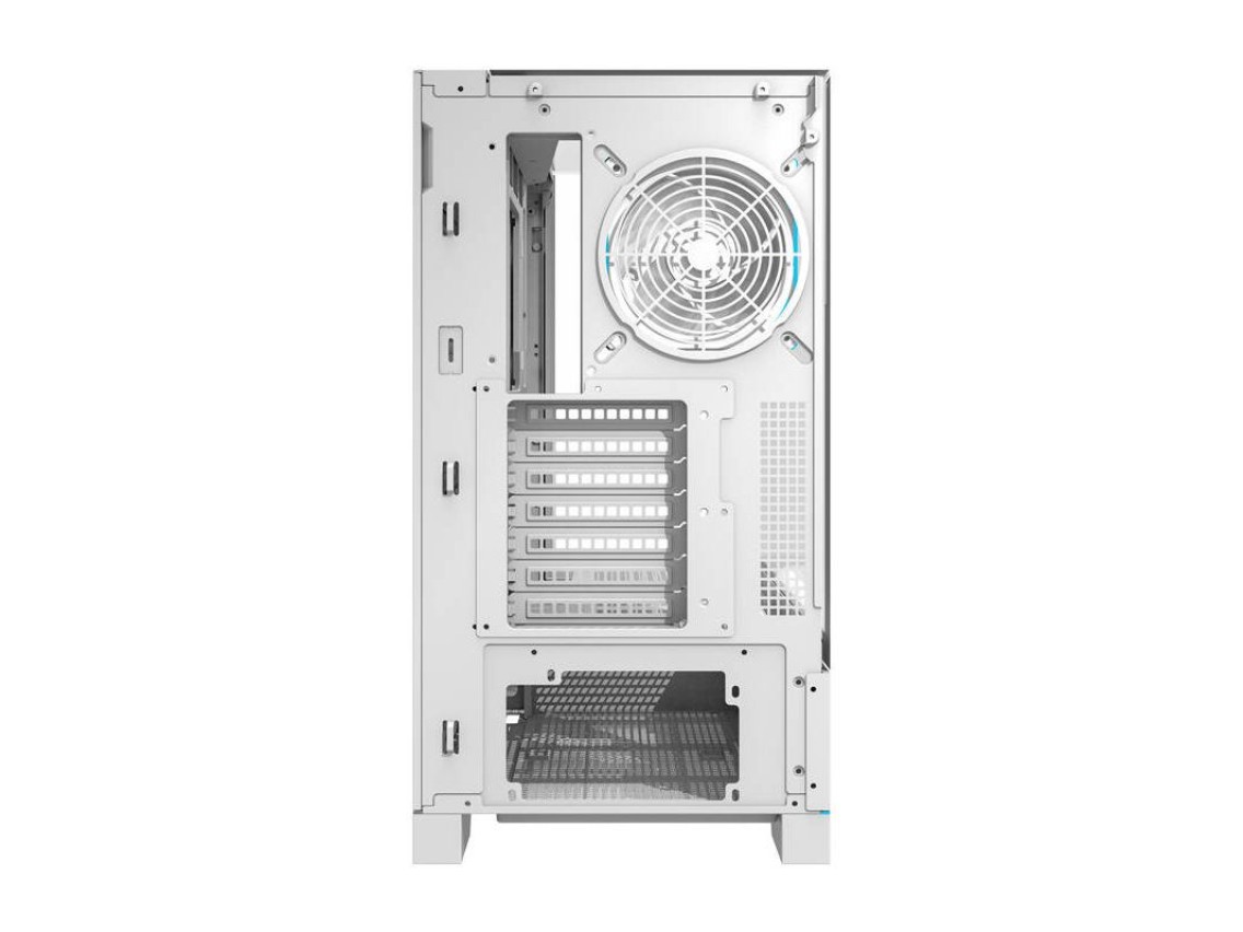 Darkflash DY450 PRO computer case (white) + 1 fan