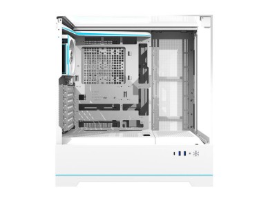 Gabinete para computador Darkflash DY450 ??PRO (branco) + 1 ventoinha