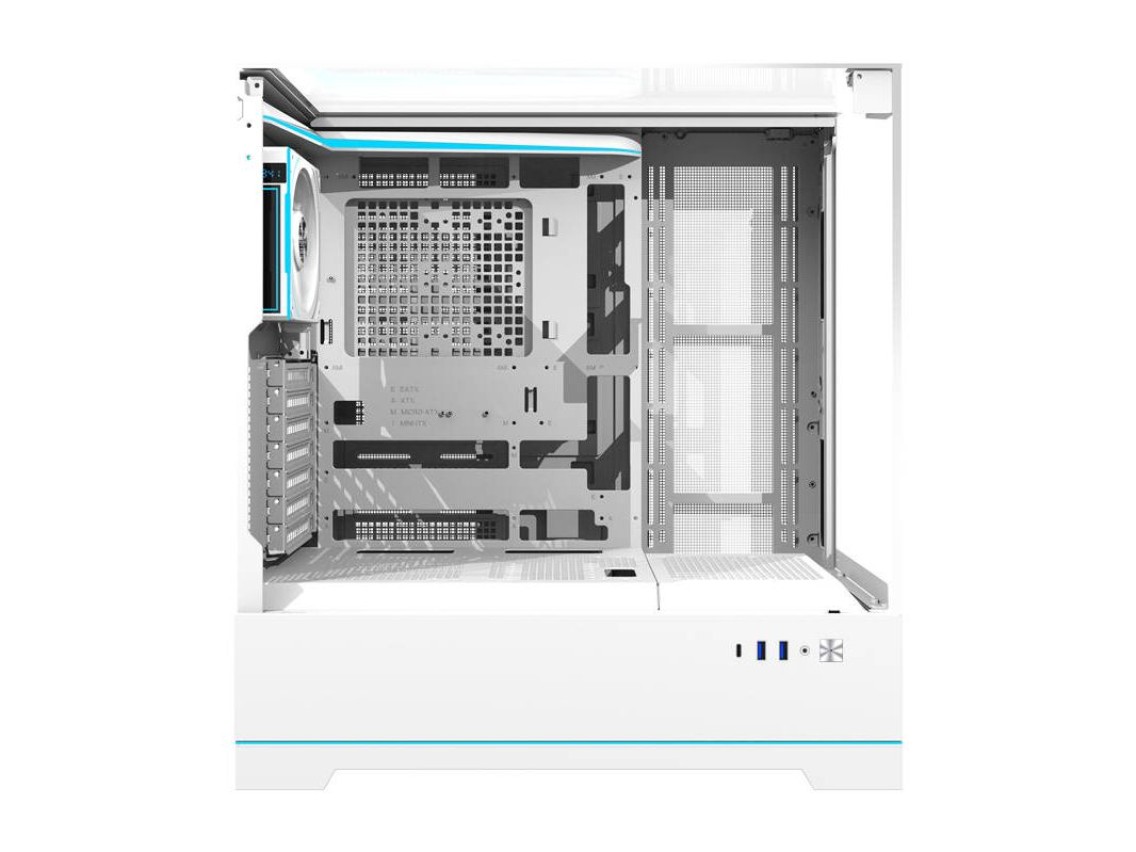 Darkflash DY450 PRO computer case (white) + 1 fan