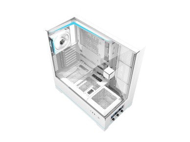 Gabinete para computador Darkflash DY450 ??PRO (branco) + 1 ventoinha