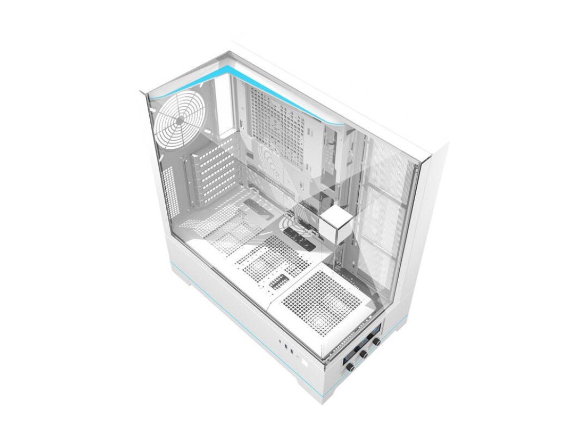 Gabinete para computador Darkflash DY450 ??sem ventoinhas (branco)