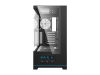 Caja de ordenador Darkflash DY451 sin ventiladores (negra)