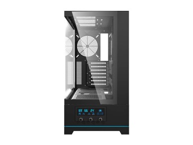 Gabinete para computador Darkflash DY451 sem ventoinhas (preto)