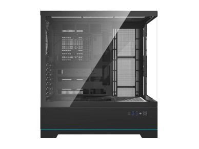 Gabinete para computador Darkflash DY451 sem ventoinhas (preto)