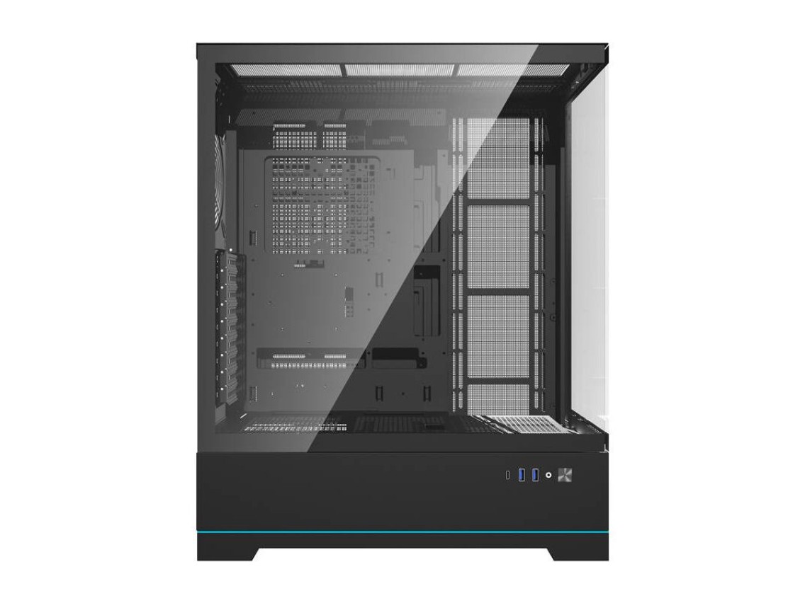 Gabinete para computador Darkflash DY451 sem ventoinhas (preto)