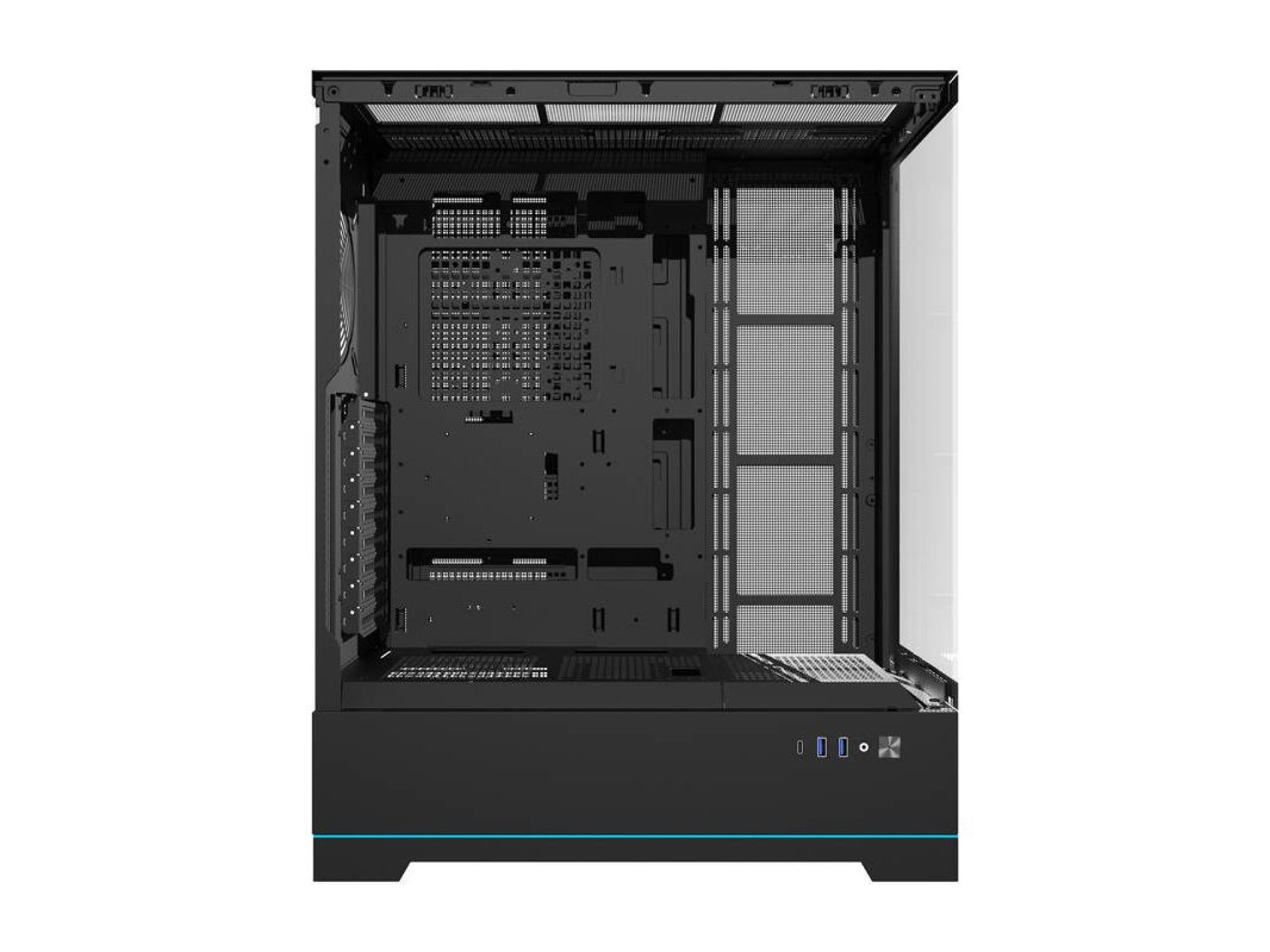 Gabinete para computador Darkflash DY451 sem ventoinhas (preto)