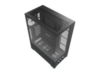 Gabinete para computador Darkflash DY451 sem ventoinhas (preto)
