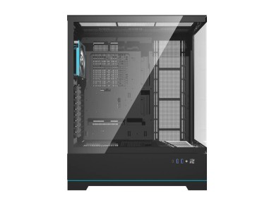 Gabinete para computador Darkflash DY451L PRO (preto) + 1 ventoinha