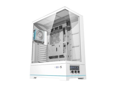 Darkflash DY451L PRO computer case (white) + 1 fan Darkflash DY451L PRO computer case (white) + 1 fan