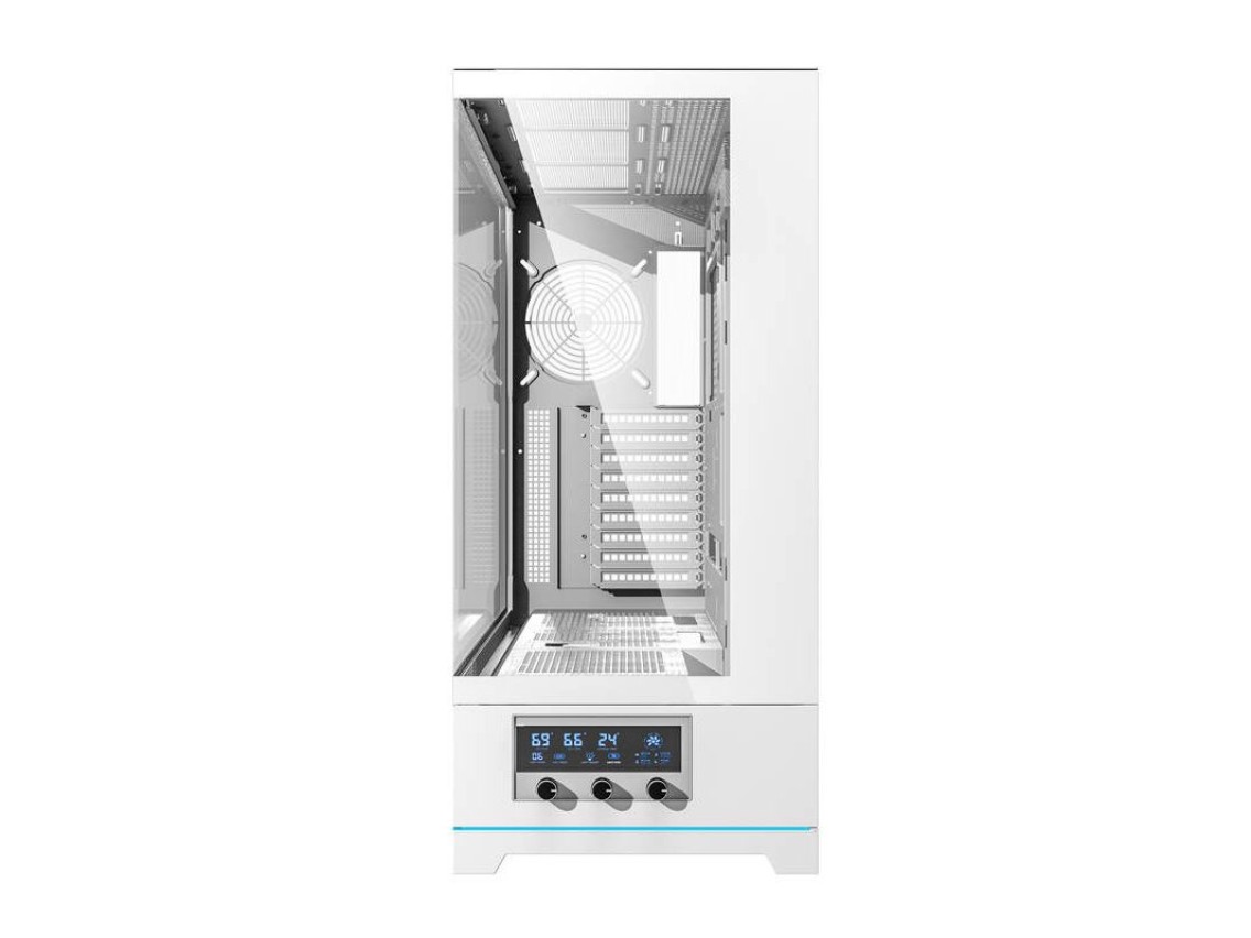Gabinete para computador Darkflash DY451L sem ventoinhas (branco)
