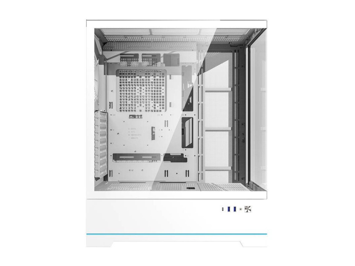 Gabinete para computador Darkflash DY451L sem ventoinhas (branco)