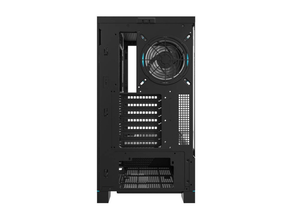 Gabinete para computador Darkflash DY451 PRO (preto) + 1 ventoinha