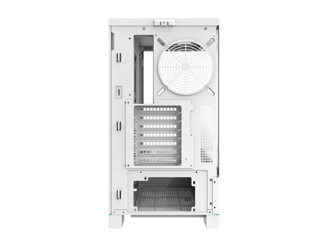 Gabinete para computador Darkflash DY451 sem ventoinhas (branco)