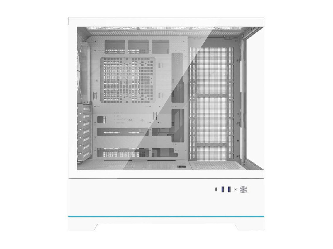 Gabinete para computador Darkflash DY451 sem ventoinhas (branco)