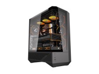 Gabinete Darkflash DY460 (Preto) + 4 ventoinhas ARGB