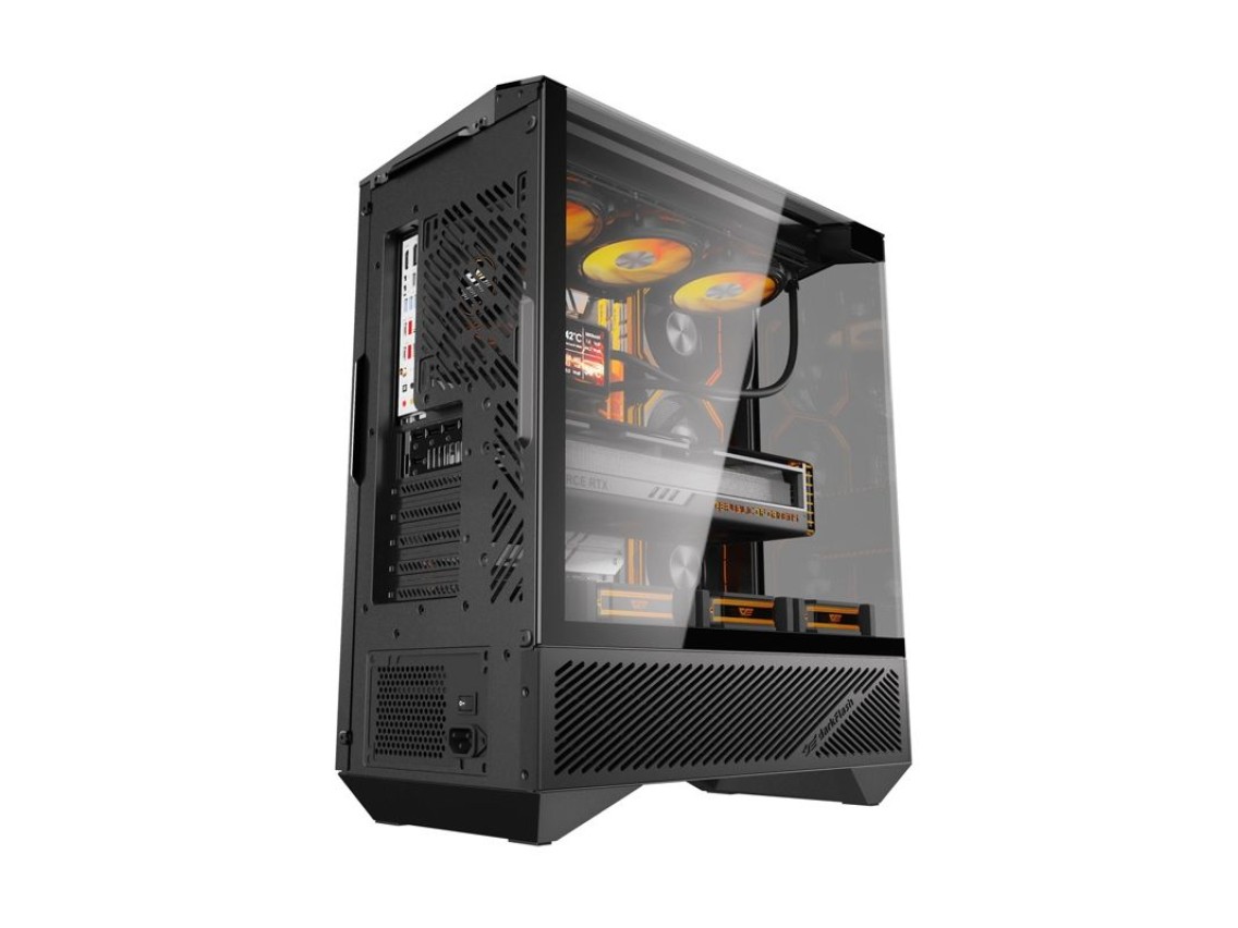 Gabinete Darkflash DY460 (Preto) + 4 ventoinhas ARGB