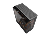 Gabinete Darkflash DY460 (Preto) + 4 ventoinhas ARGB