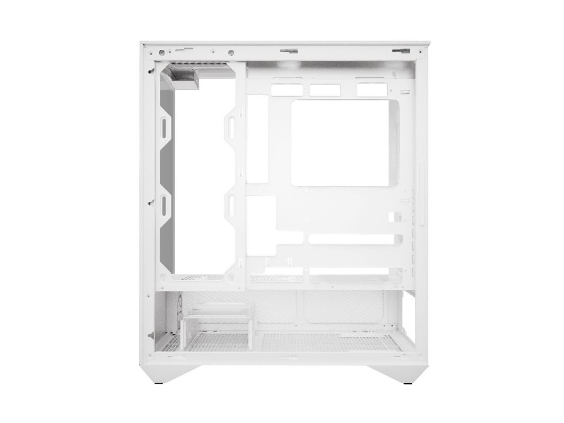 Gabinete Darkflash DY460 (Branco) + 4 ventoinhas ARGB
