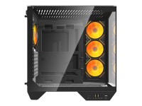 Darkflash DY470 computer case (black) + 4 fans + GPU bracket Darkflash DY470 computer case (black) + 4 fans + GPU bracket