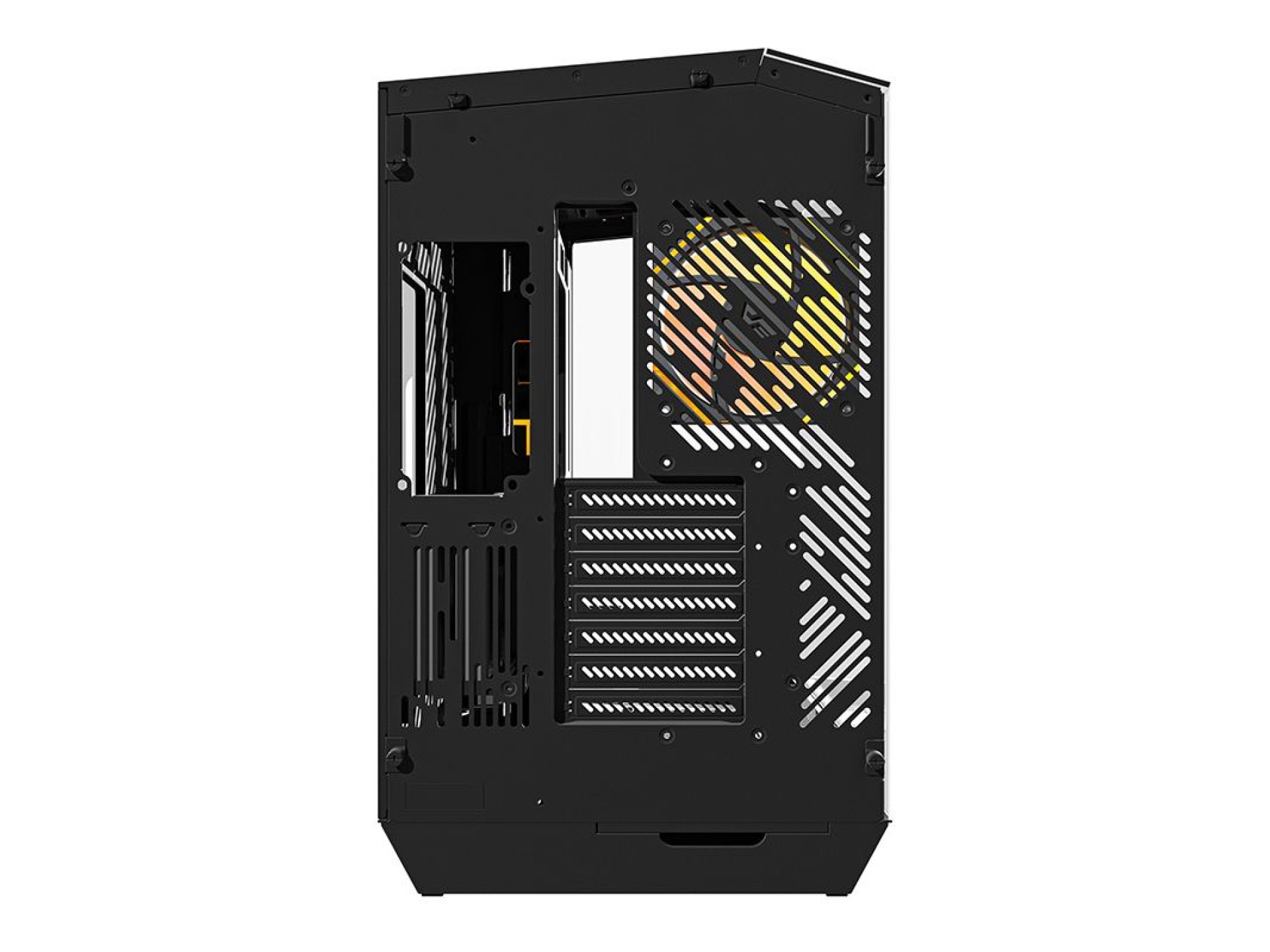 Darkflash DY470 computer case (black) + 4 fans + GPU bracket