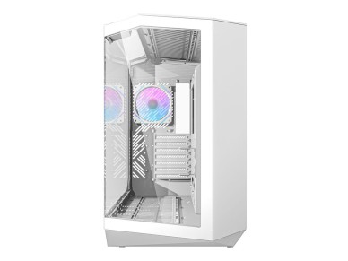 Gabinete Darkflash DY470 (branco) + 4 ventoinhas + suporte para placa de v�deo