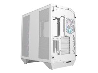 Darkflash DY470 computer case (white) + 4 fans + GPU bracket Darkflash DY470 computer case (white) + 4 fans + GPU bracket