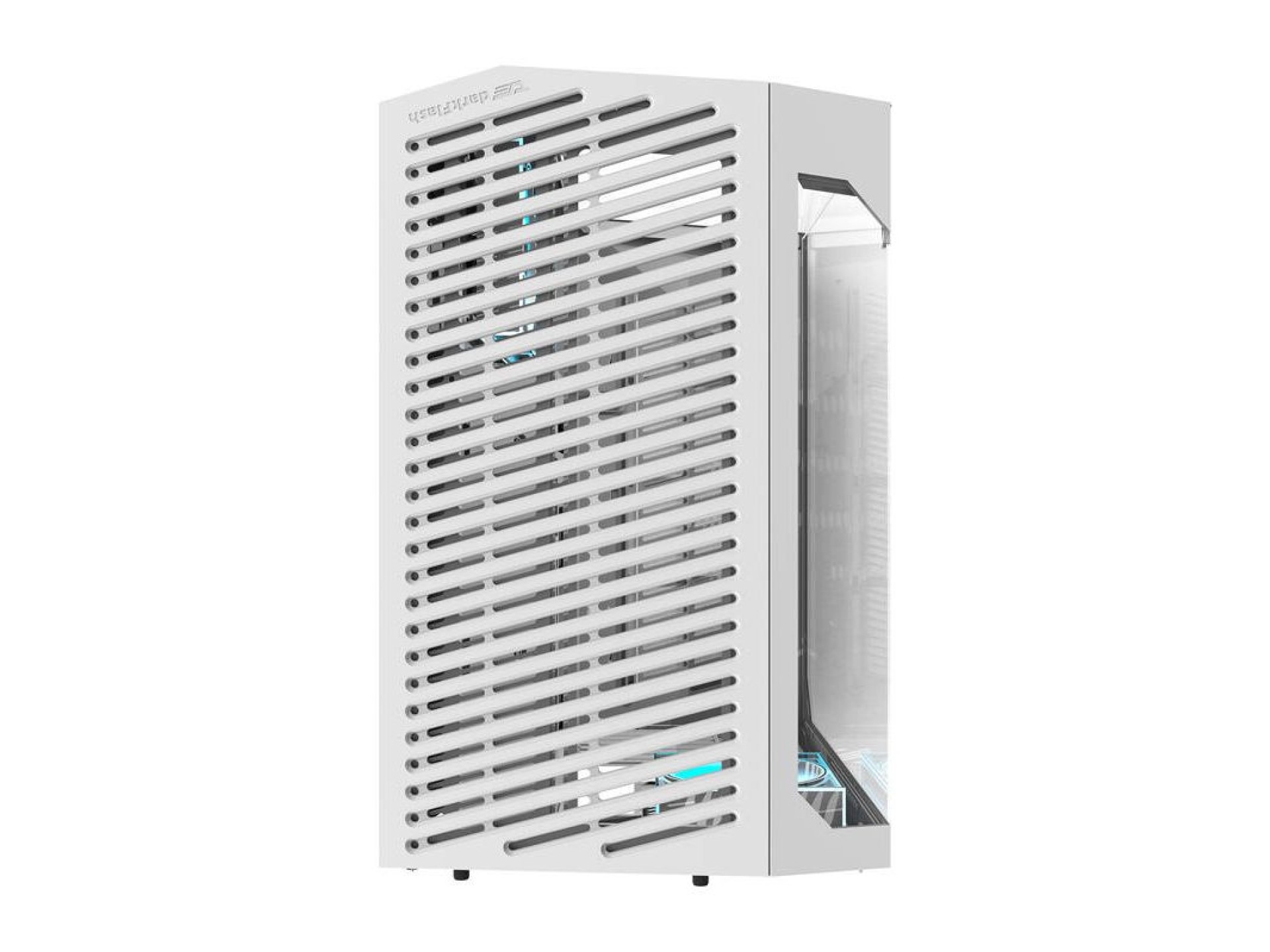Gabinete para computador Darkflash DY470 (branco) + 4 ventoinhas