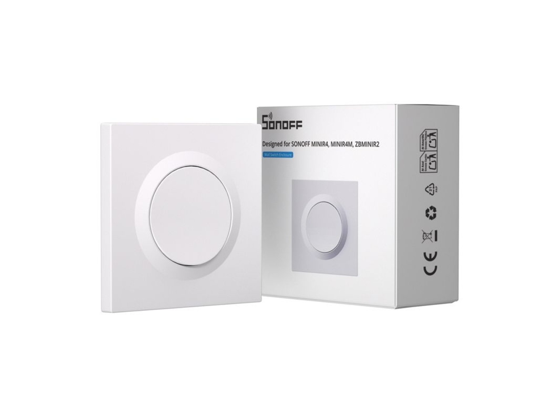 Carcasa para interruptor de pared SONOFF E1GS (con N)